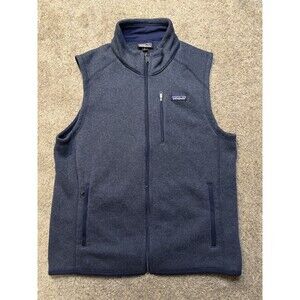 Patagonia Better Sweater Vest Mens XL Blue Fleece Full Zip Outdoor Hiking